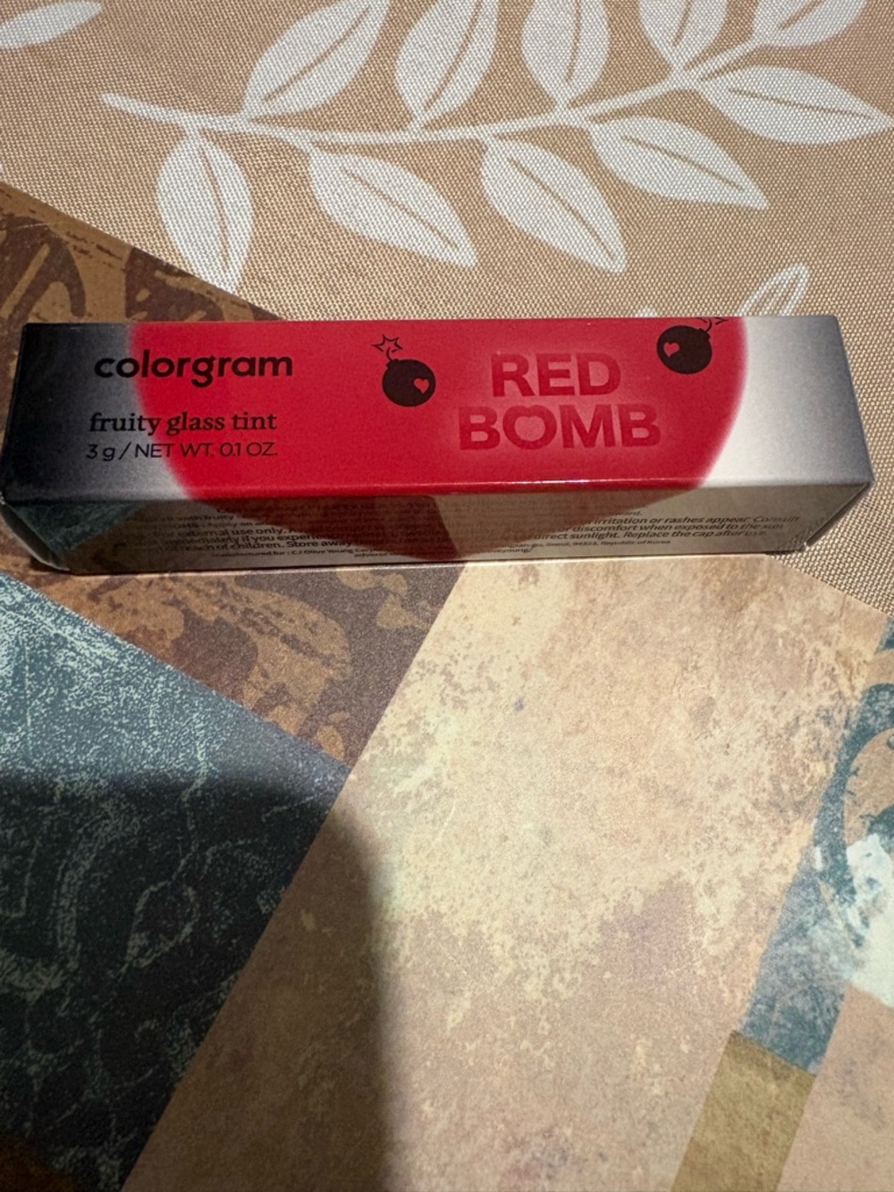 colorgram RED BOMB Fruity Glass Tint - Vibrant Red